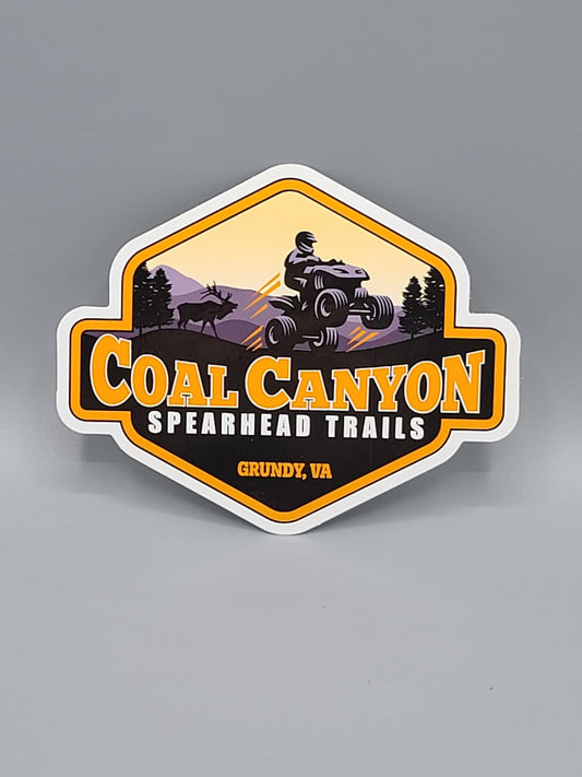 Spearhead Coal Canyon Trail Sticker